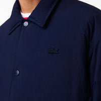 Blouson zippé avec logo - Marine