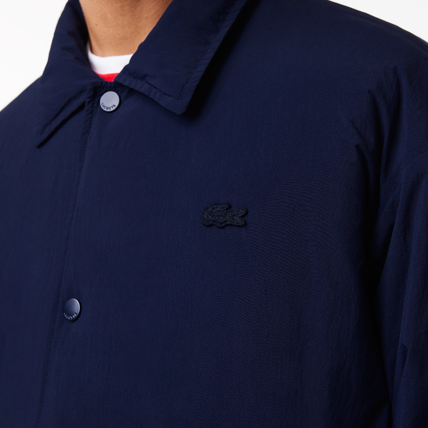 Blouson zippé avec logo - Marine
