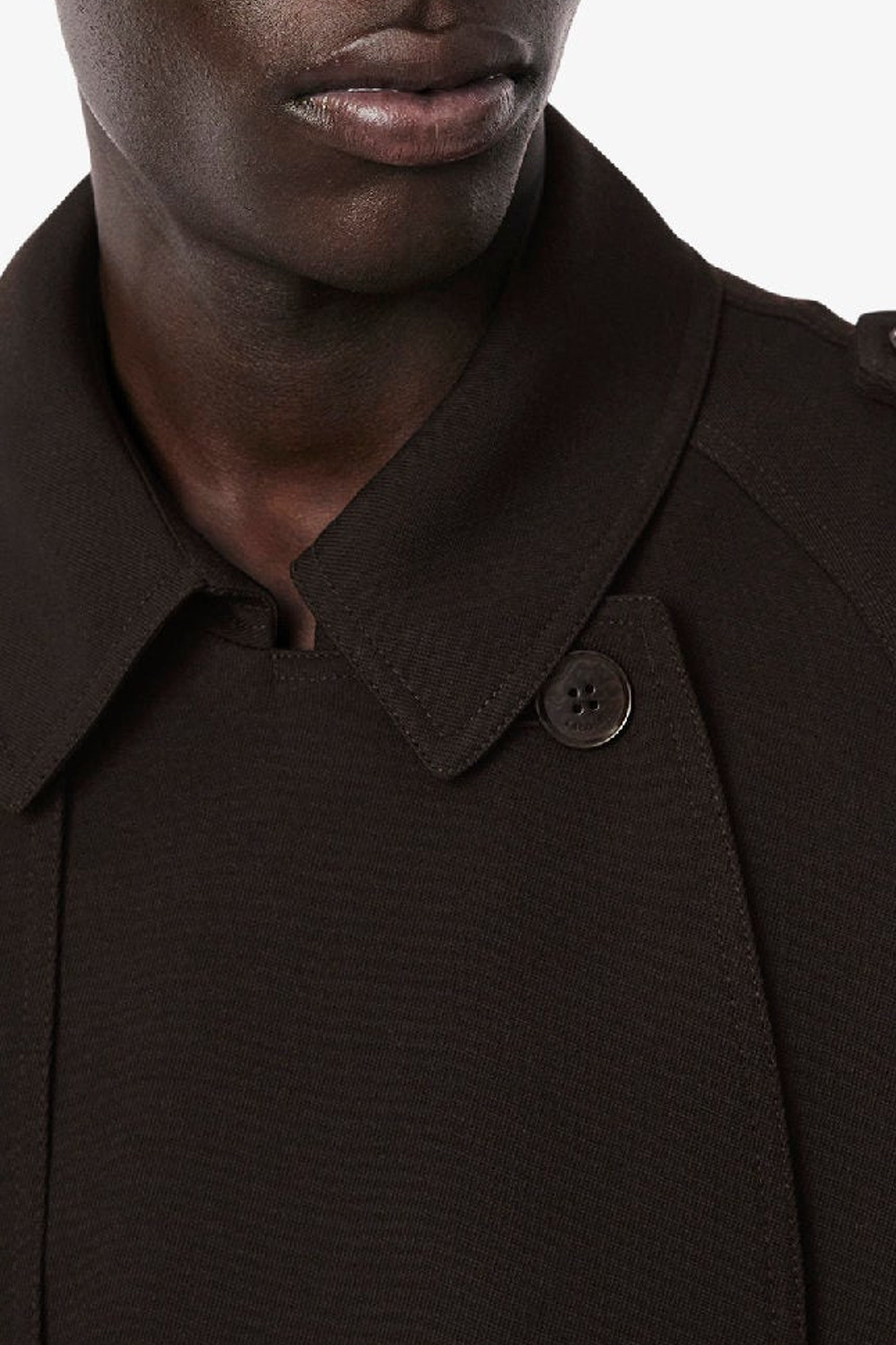 Trench coat ceinturé en laine - Buffle