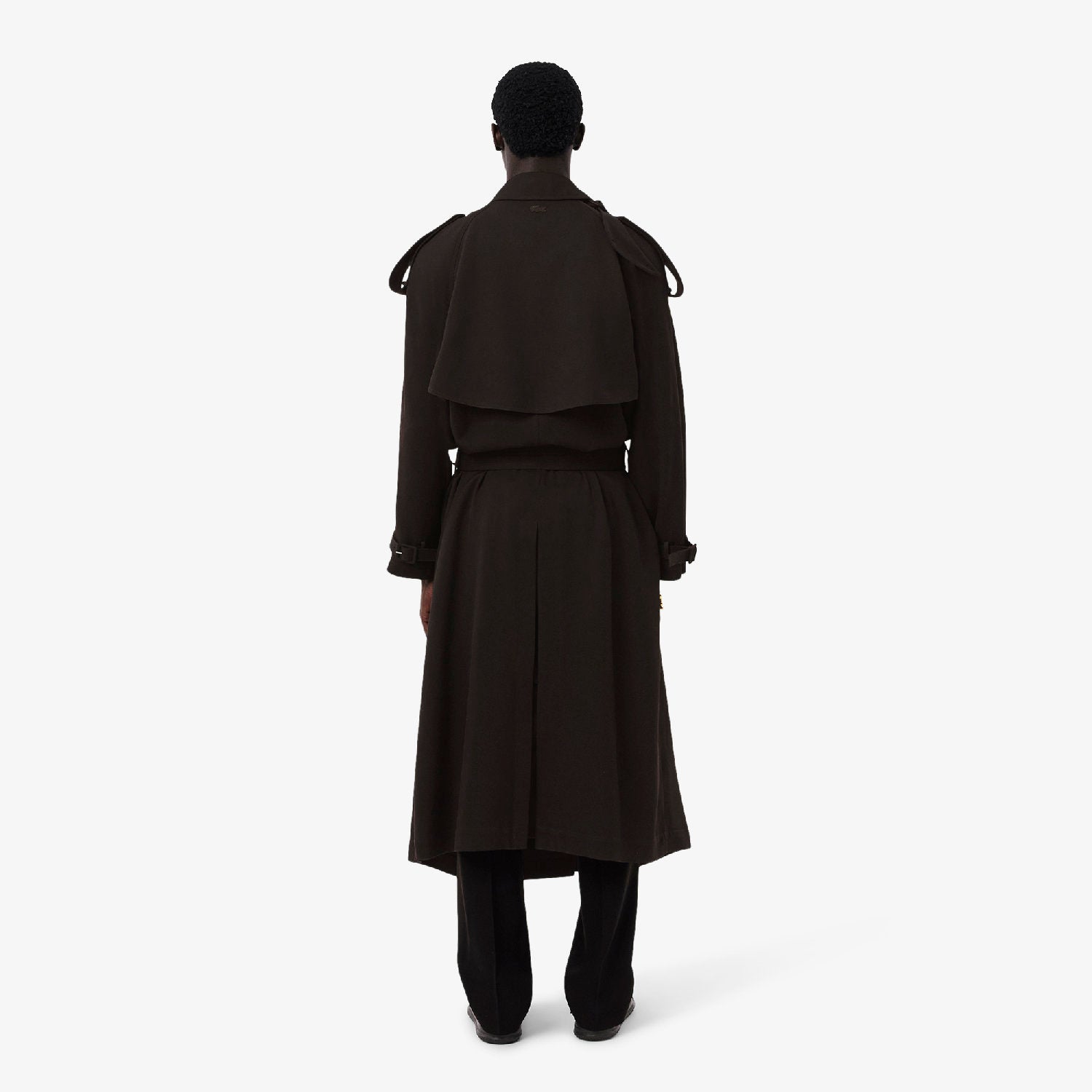 Trench coat ceinturé en laine - Buffle