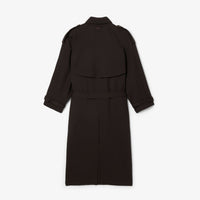 Trench coat ceinturé en laine - Buffle