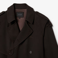 Trench coat ceinturé en laine - Buffle