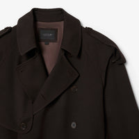 Trench coat ceinturé en laine - Buffle
