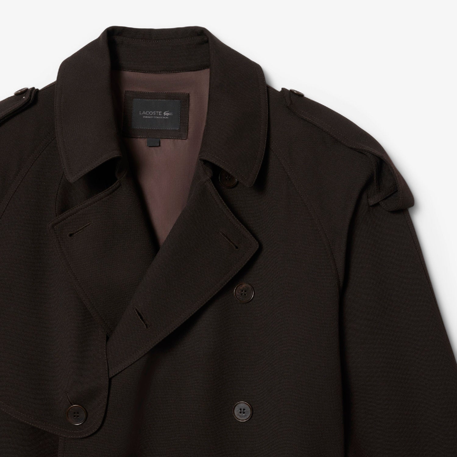 Trench coat ceinturé en laine - Buffle