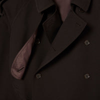 Trench coat ceinturé en laine - Buffle