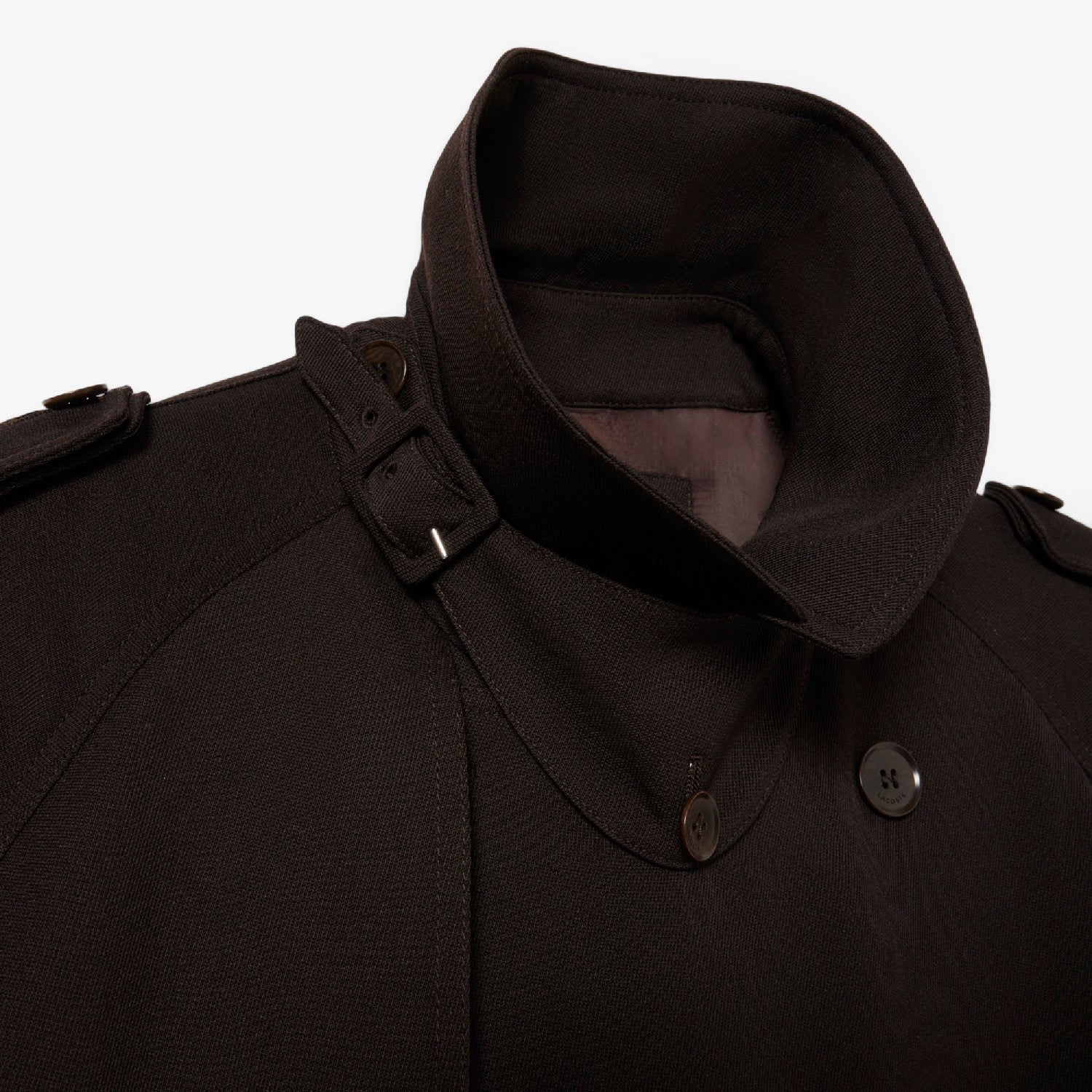 Trench coat ceinturé en laine - Buffle