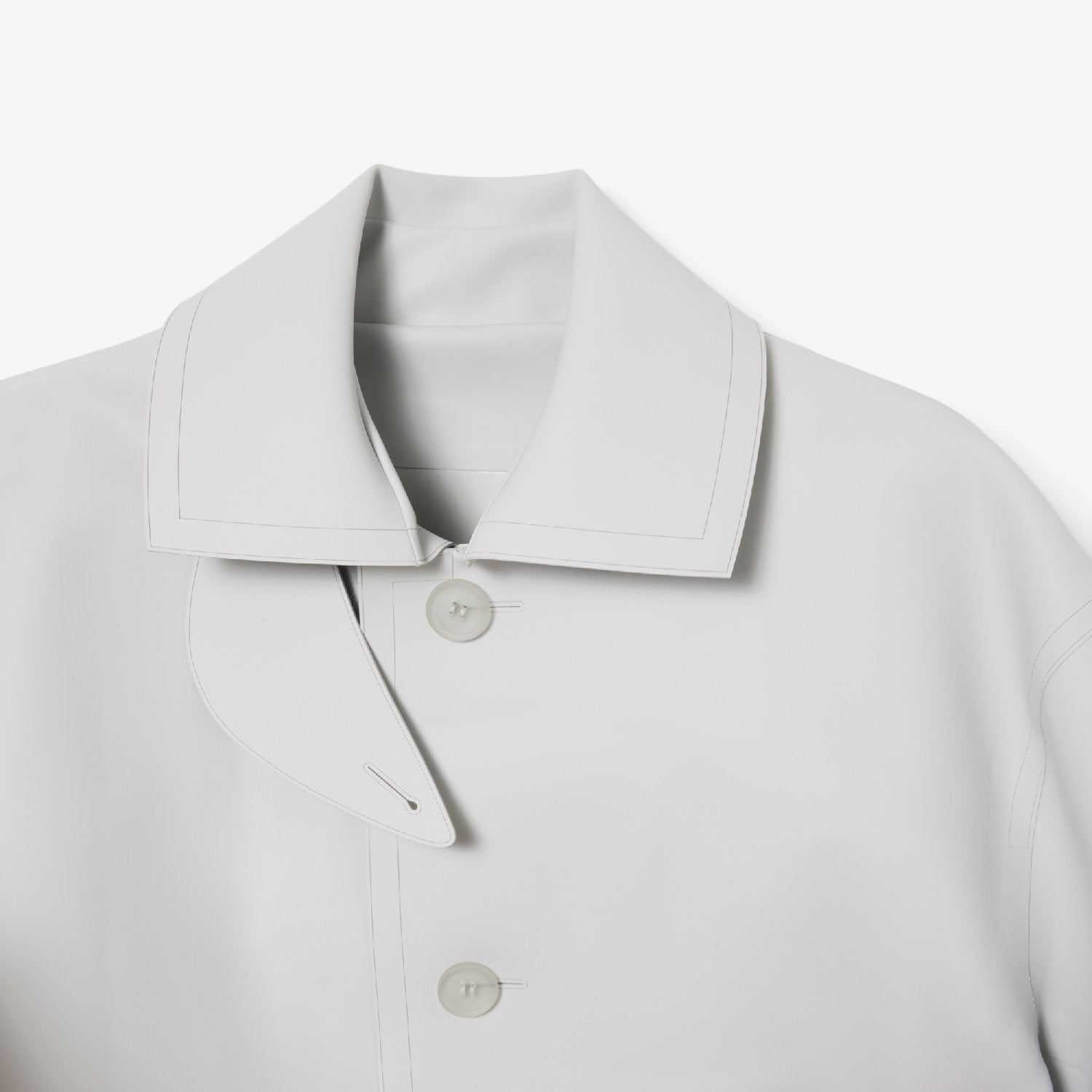 Veste boutonnée en toile cirée - Calluna