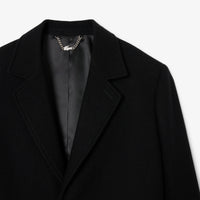 Manteau Chesterfield en laine - Noir