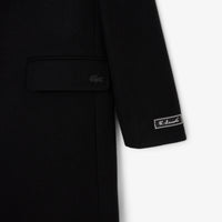 Manteau Chesterfield en laine - Noir