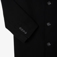 Manteau Chesterfield en laine - Noir