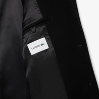 Manteau Chesterfield en laine - Noir
