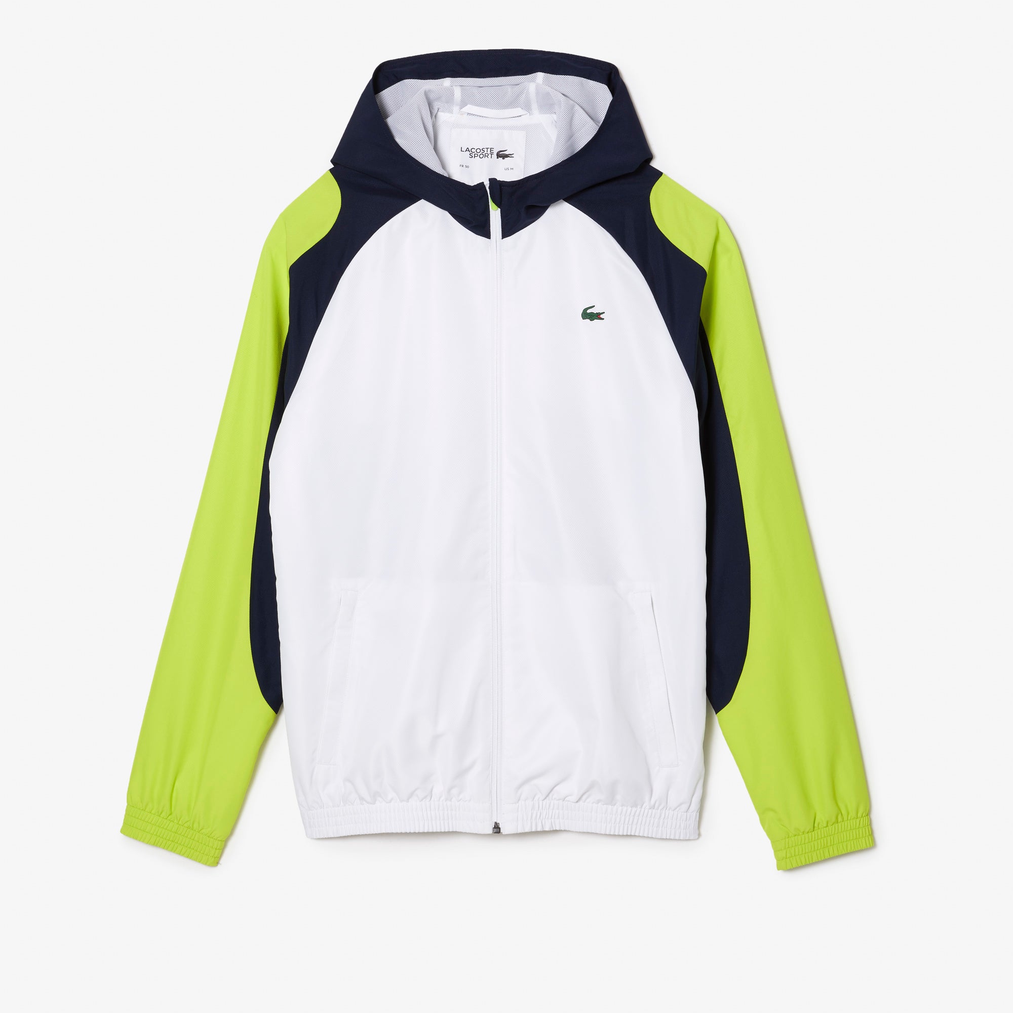 Blouson - Blanc & Marine-Lime