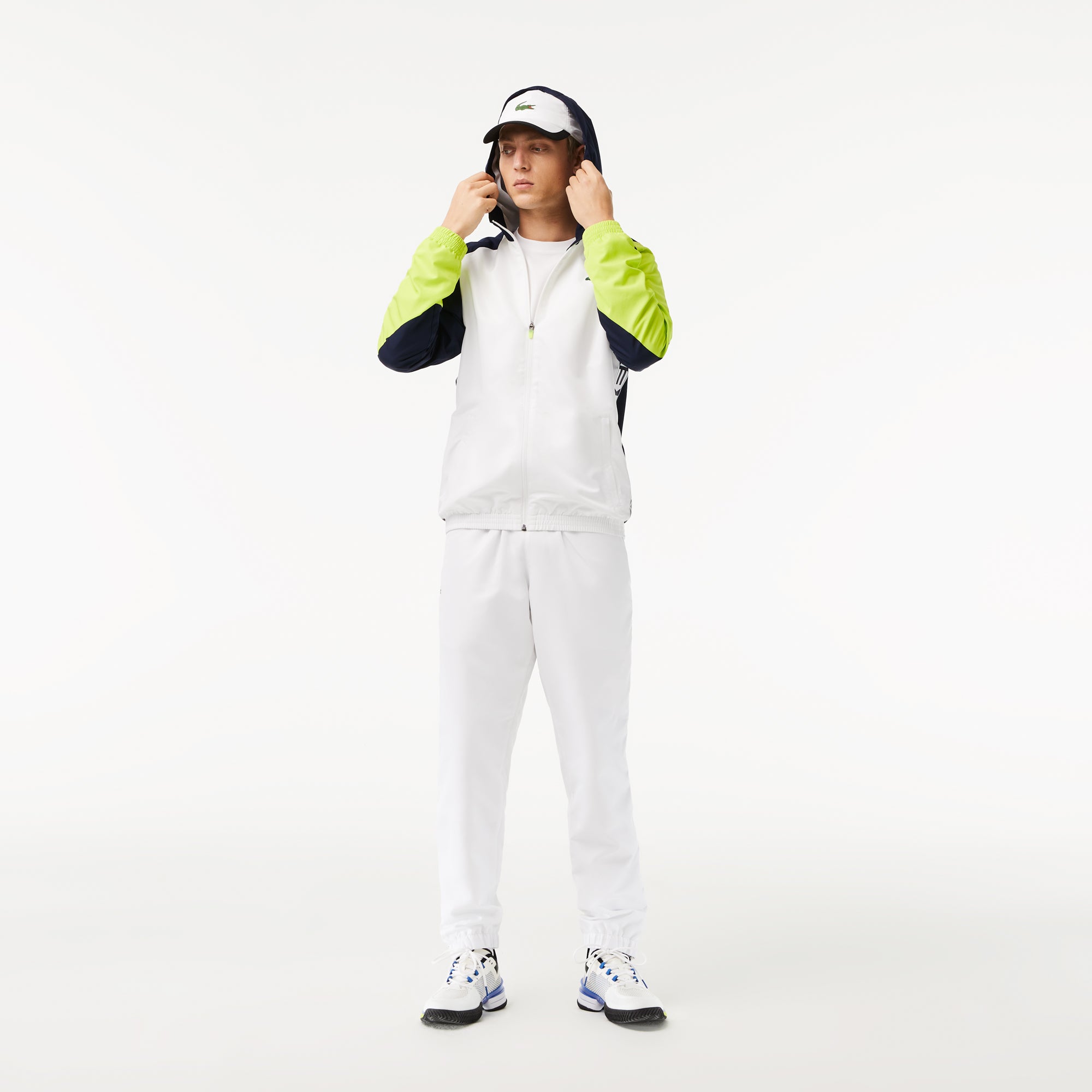 Blouson - Blanc & Marine-Lime