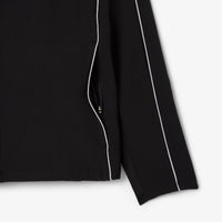 Gilet de survêtement à liseré - Noir