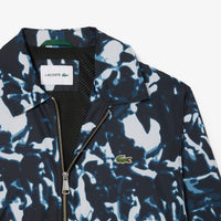 Veste coupe-vent déperlante imprimée - Noir & Calcaire