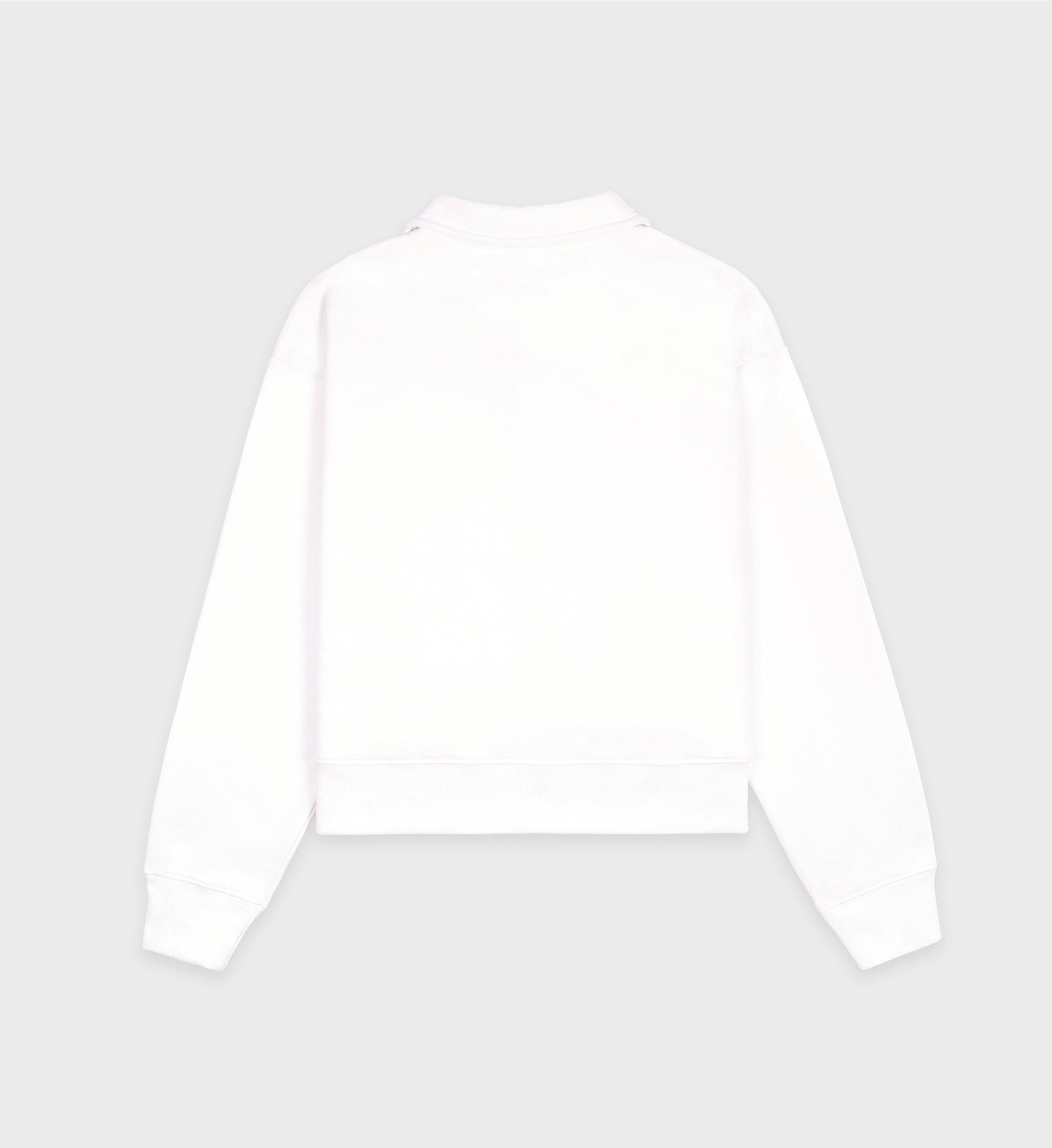 Polo BH Crest Soft à manches longues - White