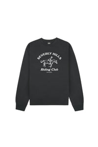BH Riding Club Crewneck - Faded Black & White