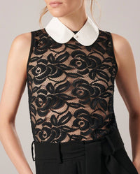 Cotton Biba top - White