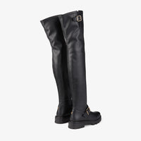 Bottines Biker mi-hautes - Black