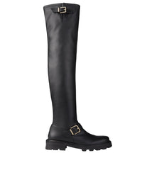 Bottines Biker mi-hautes - Black