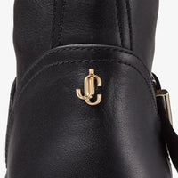 Bottes Biker en cuir - Black