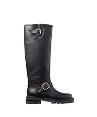 Bottes Biker en cuir - Black