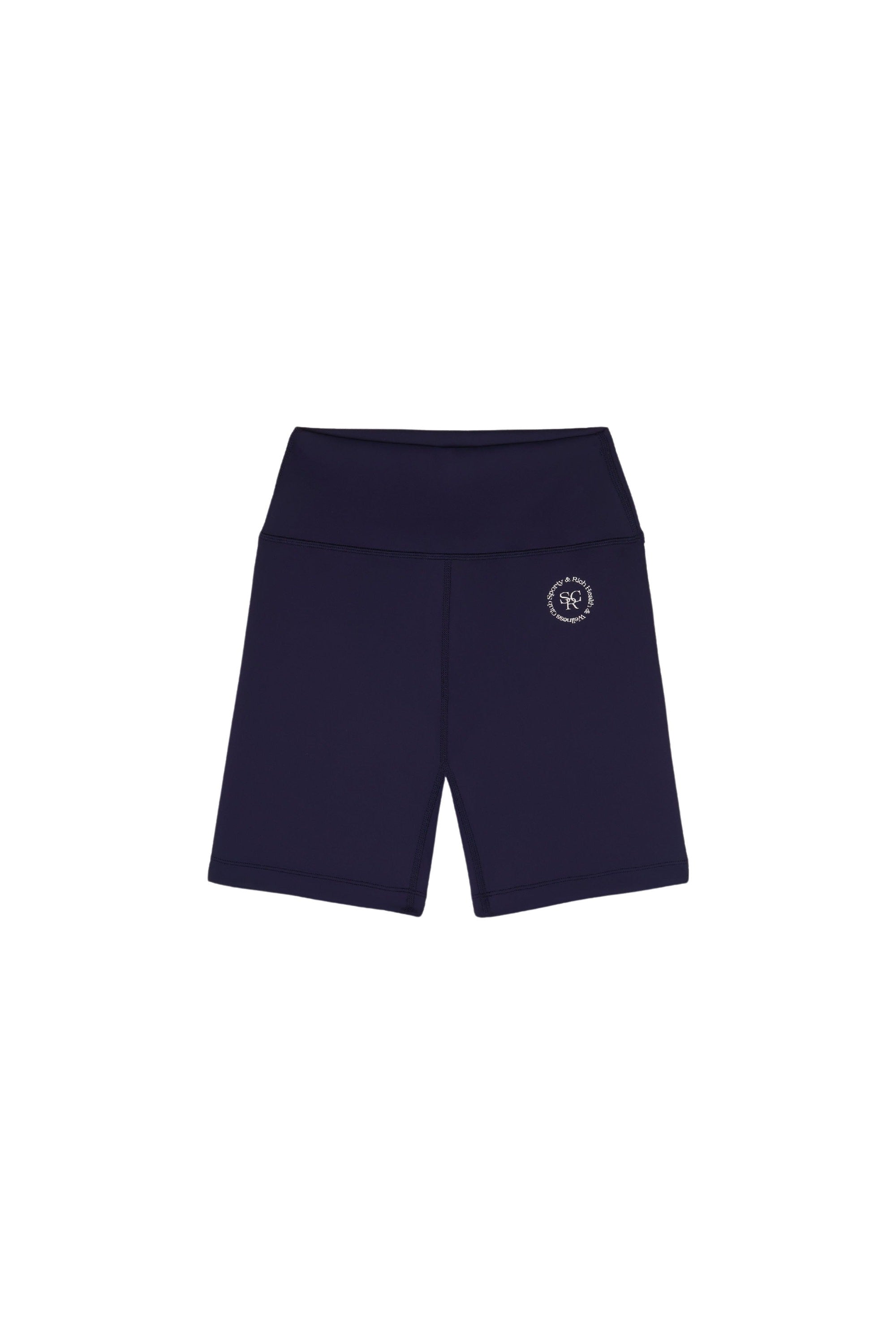 Short cycliste à surpiqûres - Navy