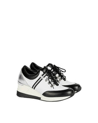 Sneakers Bill-Bw à plateforme en cuir - Black & White