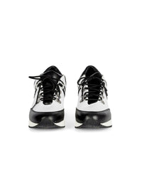 Sneakers Bill-Bw à plateforme en cuir - Black & White