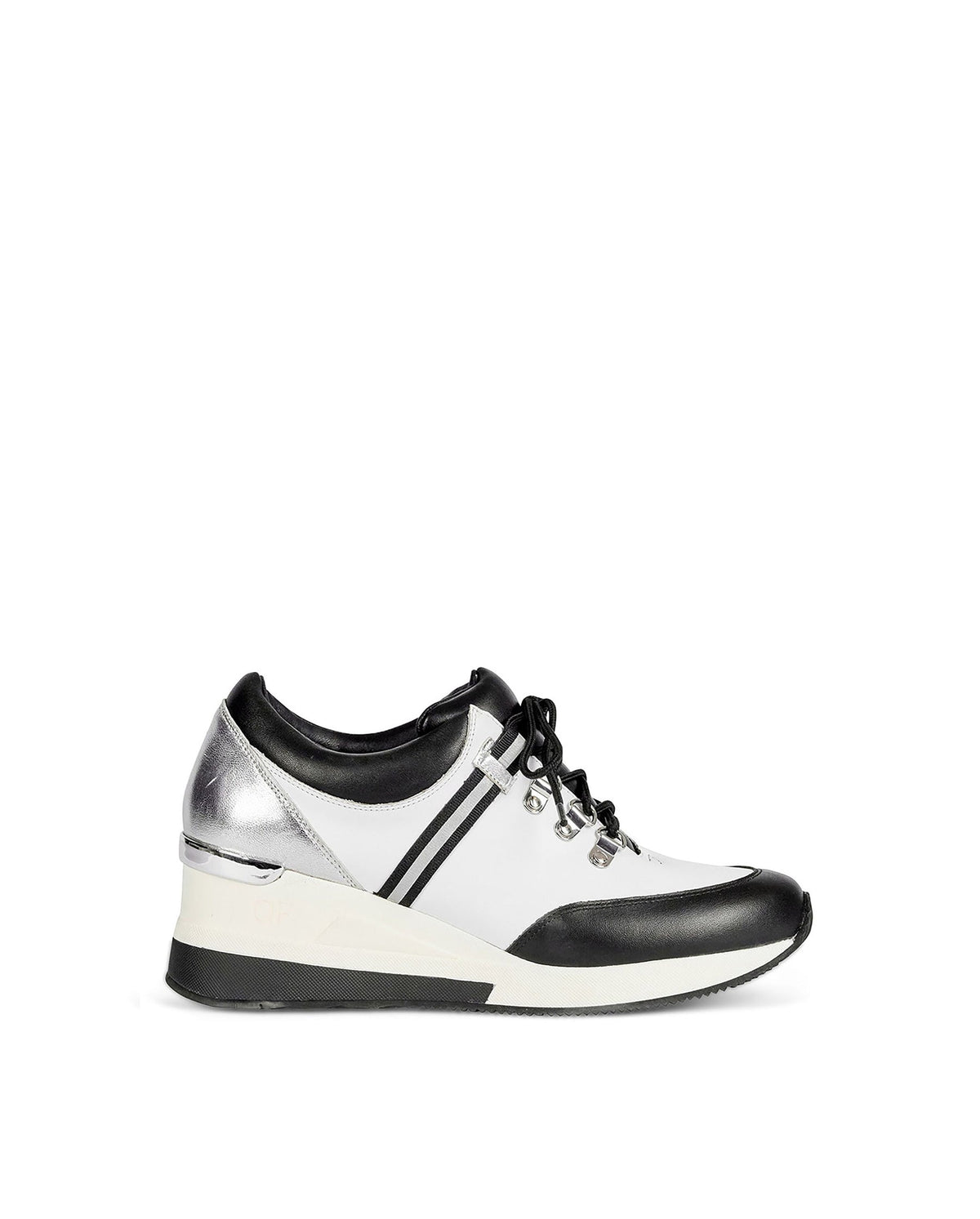 Sneakers Bill-Bw à plateforme en cuir - Black & White