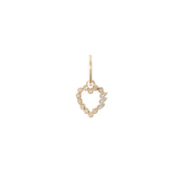 Mono boucle d'oreille Billie en or jaune sertie de diamant - Diamant