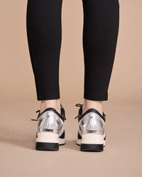 Sneakers Bill-Bw à plateforme en cuir - Black & White