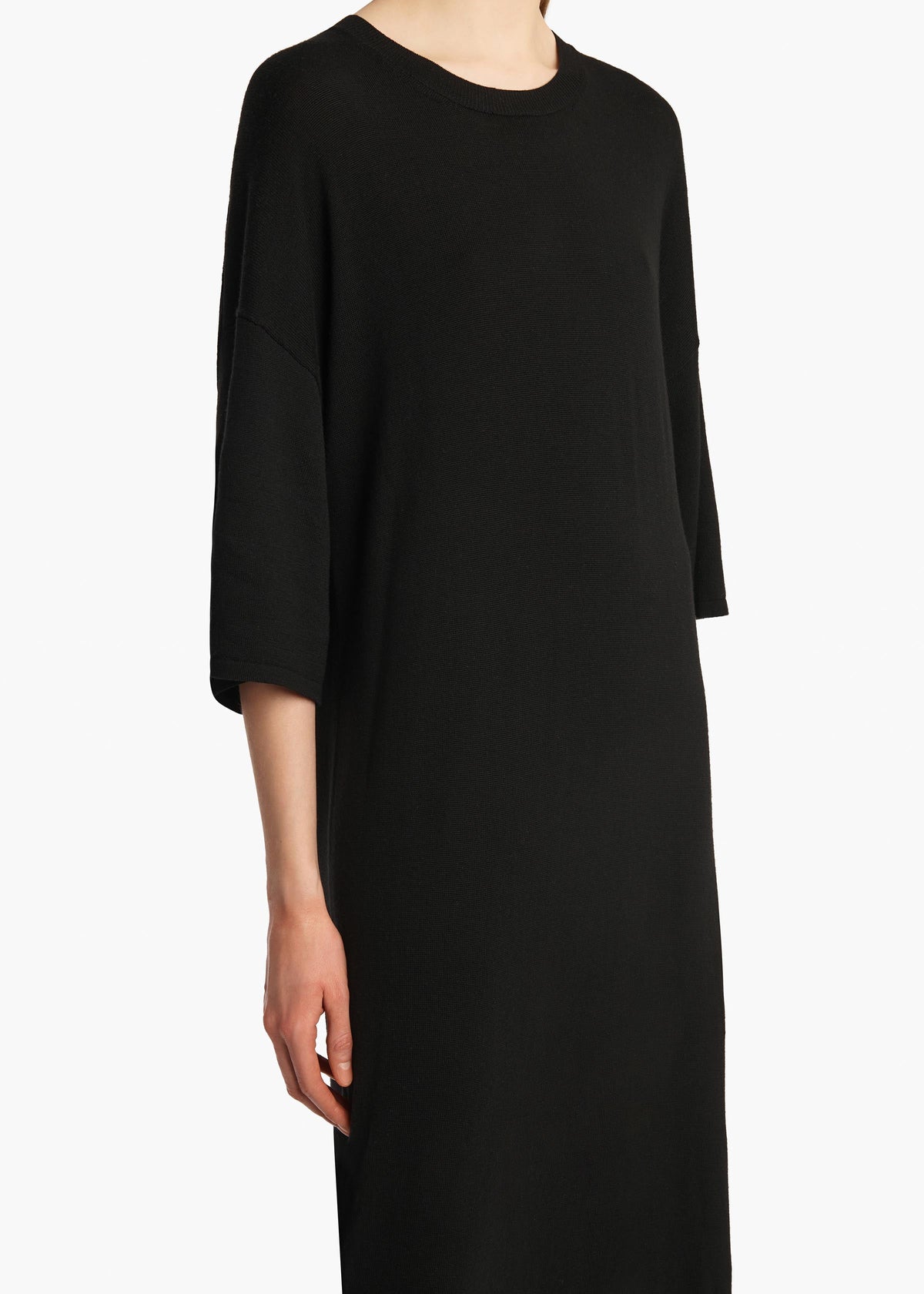 Black Bindi Dress In Black - Black