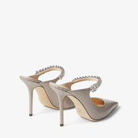 Mules Bing 100 en cuir à imprimé crocodile - Sand