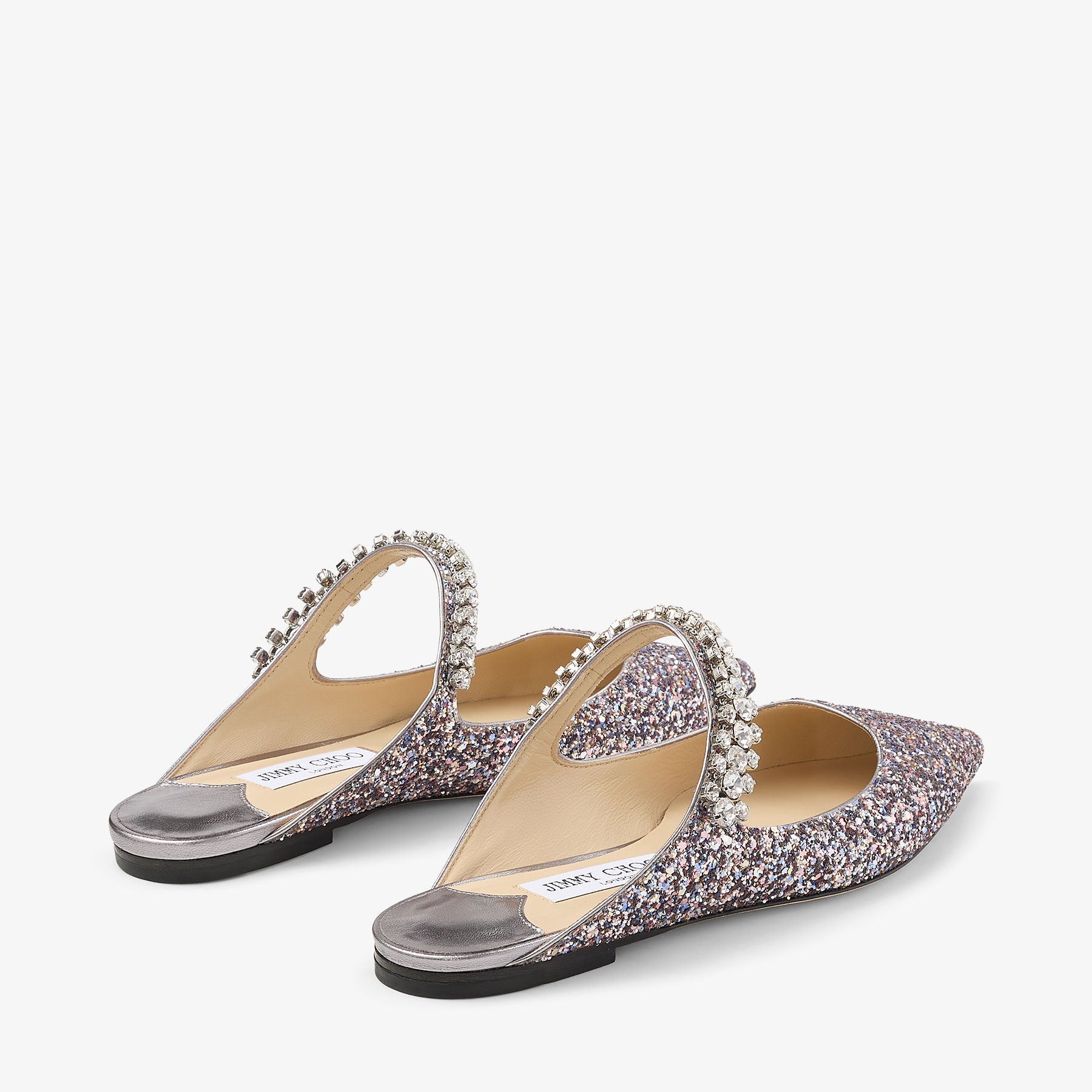 Mules Bing plates à cristaux et paillettes - Sprinkle Mix
