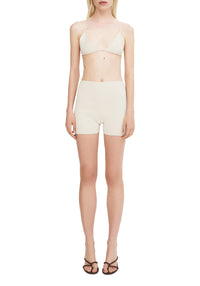 Short Bisou côtelé - Cream