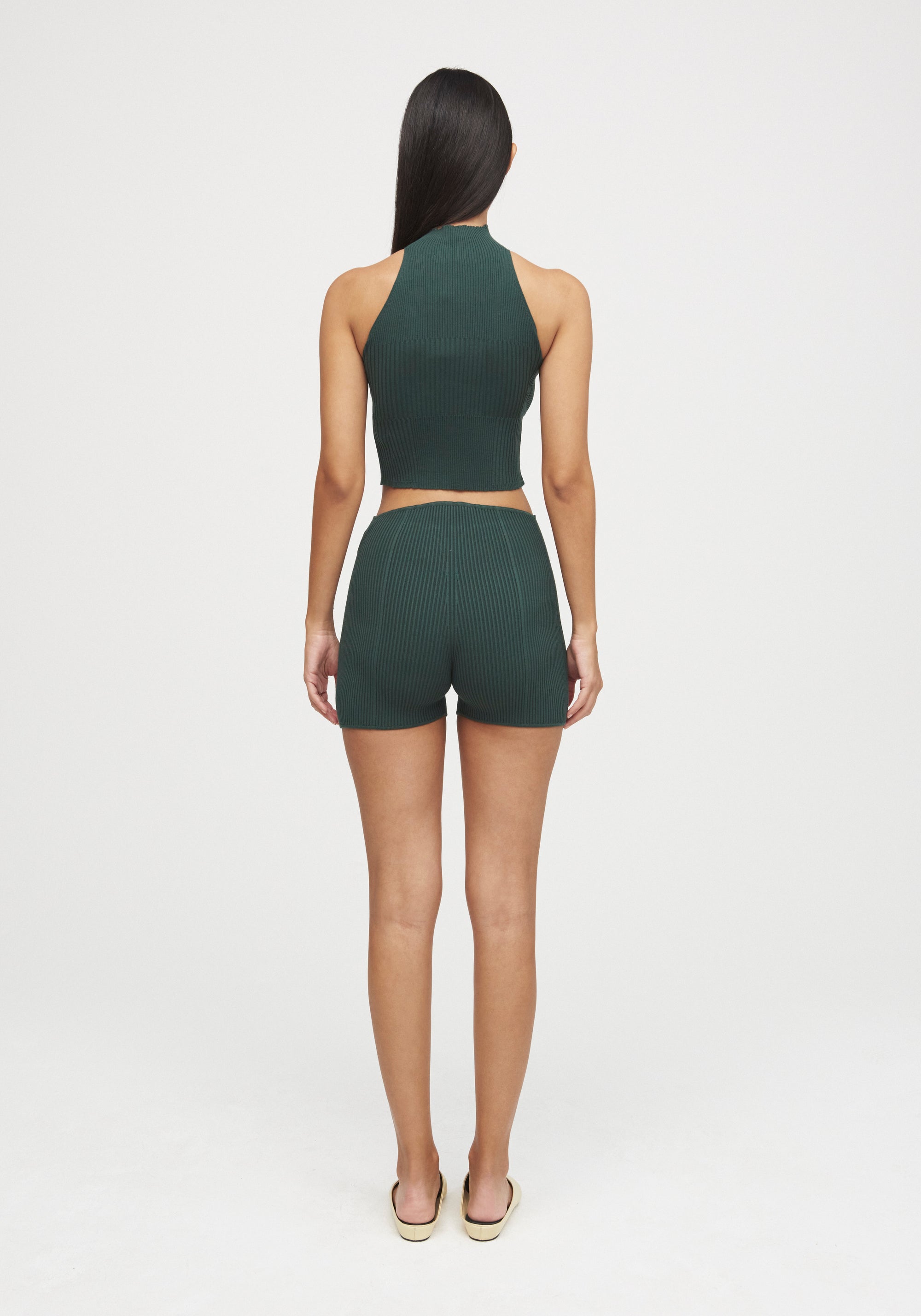 Short Bisou côtelé - Emerald