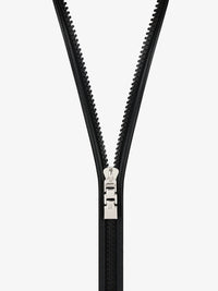 Collier zip 4G en cuir - Black