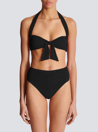 Maillot de bain deux pièces uni - Noir