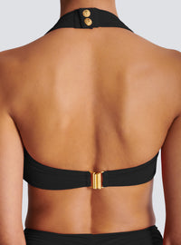 Maillot de bain deux pièces uni - Noir