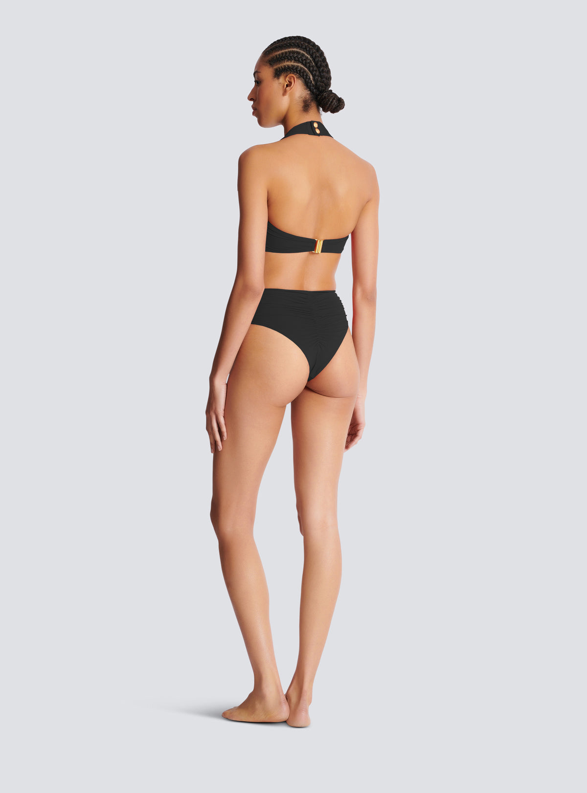 Maillot de bain deux pièces uni - Noir