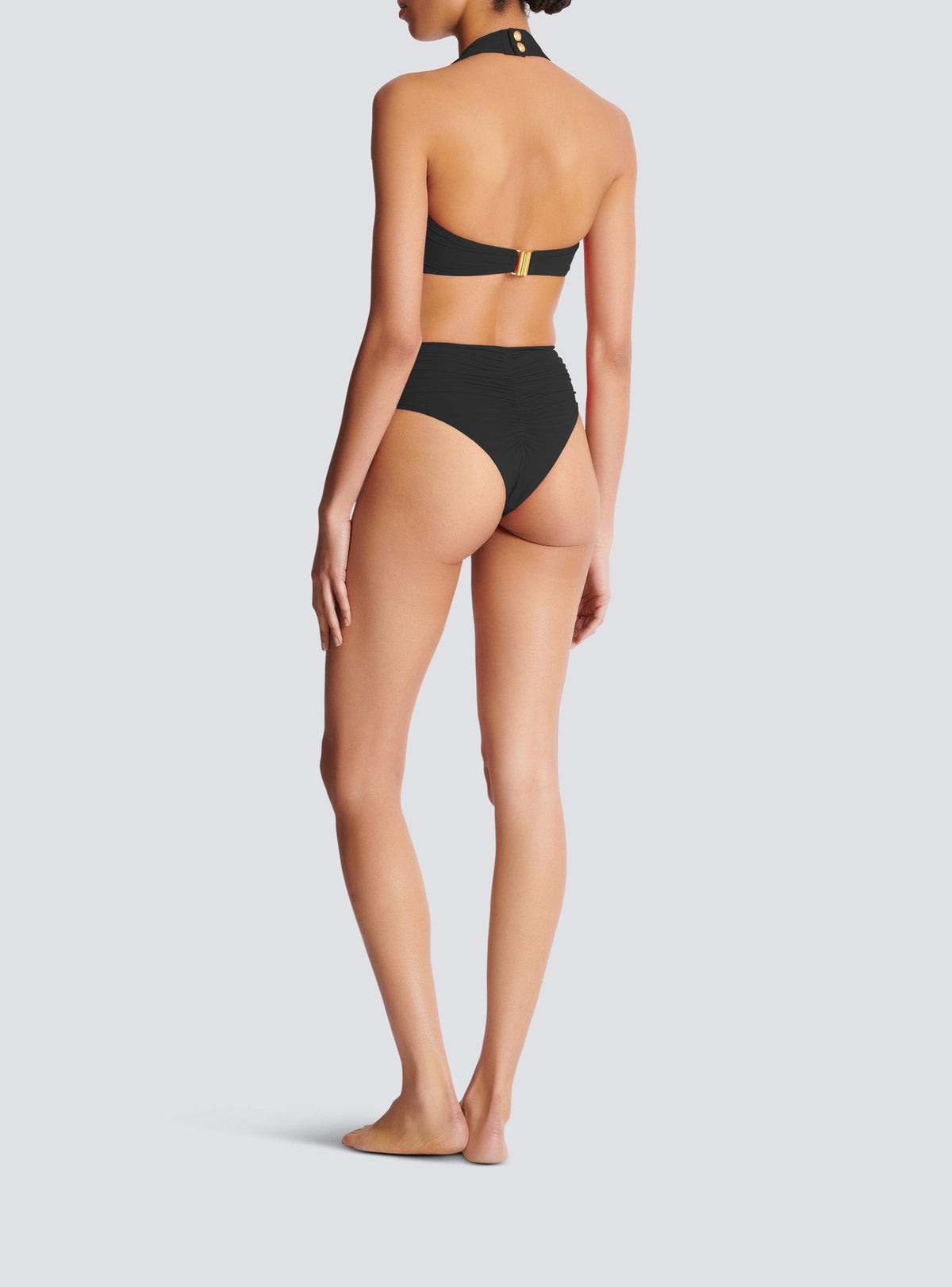 Maillot de bain deux pièces uni - Noir