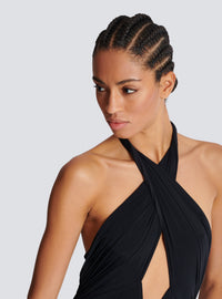 Maillot de bain une pièce uni - Noir
