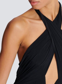 Maillot de bain une pièce uni - Noir