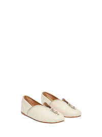 Ballerines Style Motard - Off White