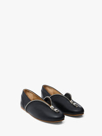 Ballerines Style Motard - Black