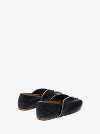 Ballerines Style Motard - Black