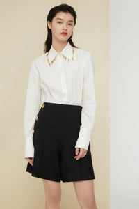Chemise avec ex-votos - Crème