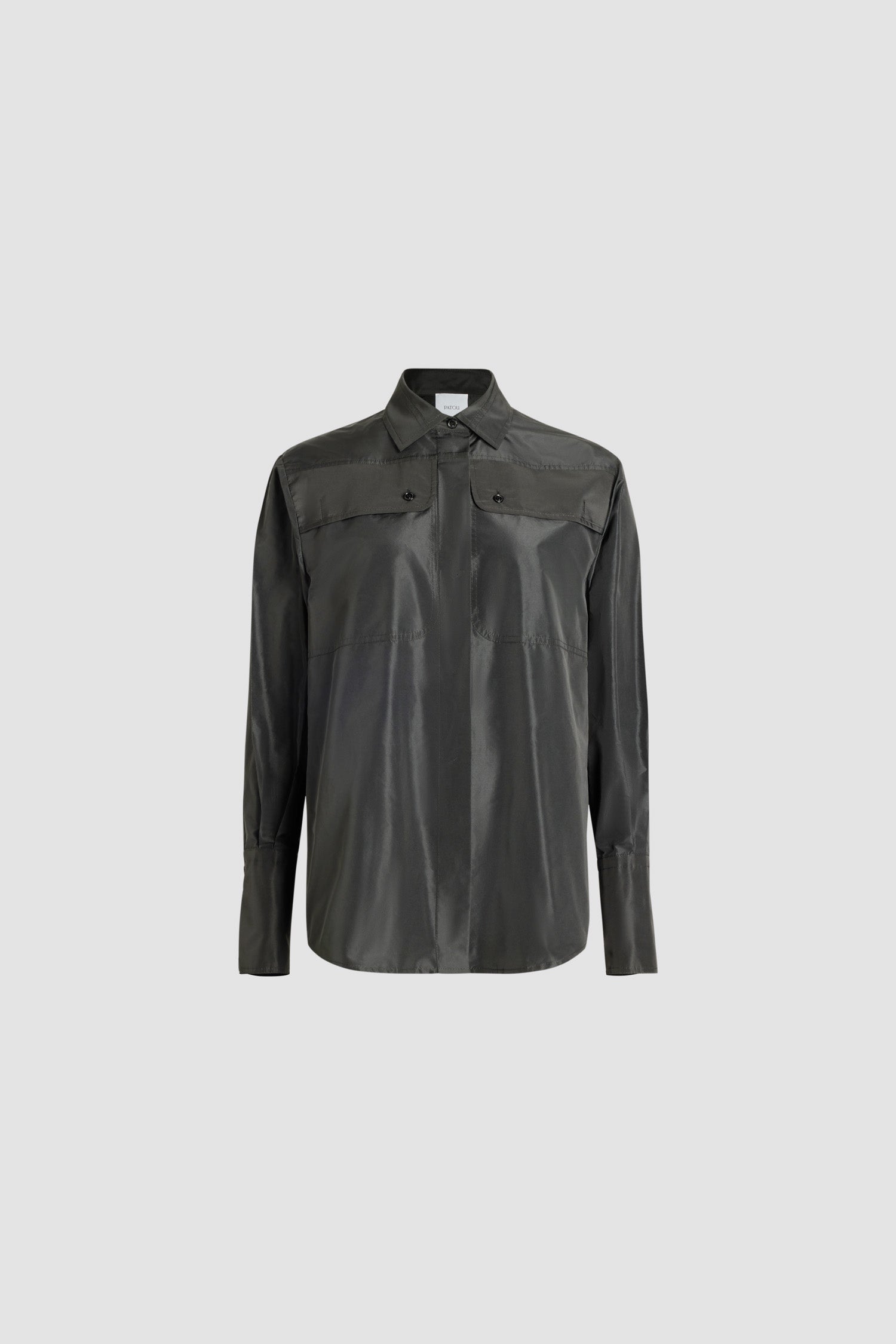 Chemise safari en faille recyclée