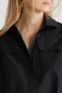 Chemise safari en faille recyclée